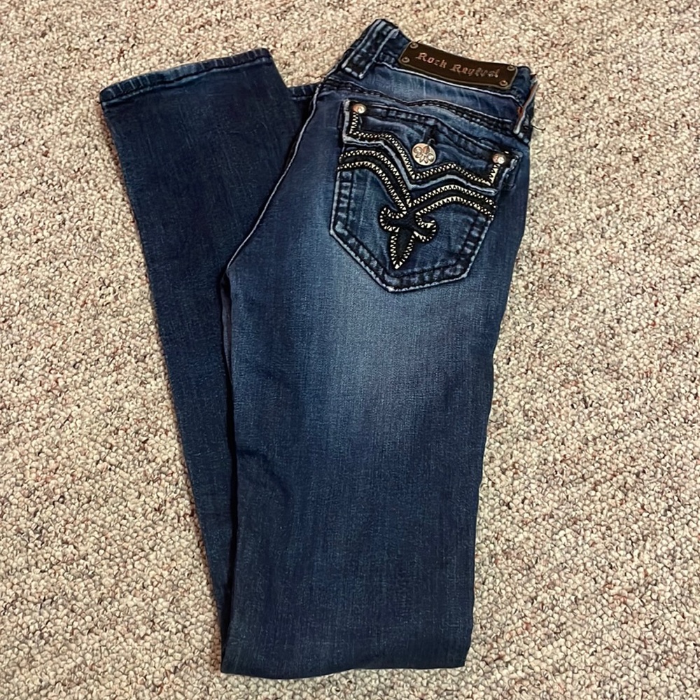 NWOT rock revival straight jeans